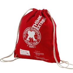 cotton reusable cotton drawstring bag